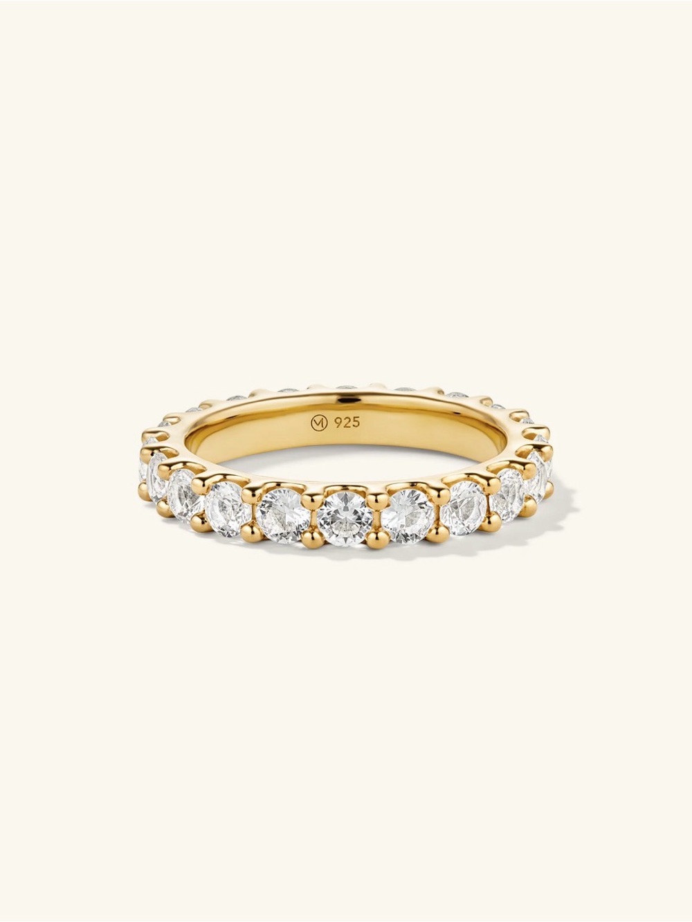 Mejuri Gold Cubic Zirconia Eternity Ring